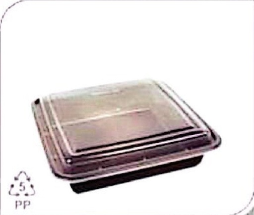 Square Container 48 oz + Lid 150 Sets